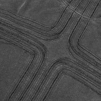 Street Heavy Cotton Loose Hand Frayed Cross Design Sweater