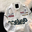 American Fashion Brand Motorcycle Jacket - J551 White / L - Jacken