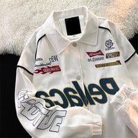 American Fashion Brand Motorcycle Jacket - J551 White / L - Jacken