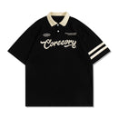 American Retro POLO - Black / L - Baggy