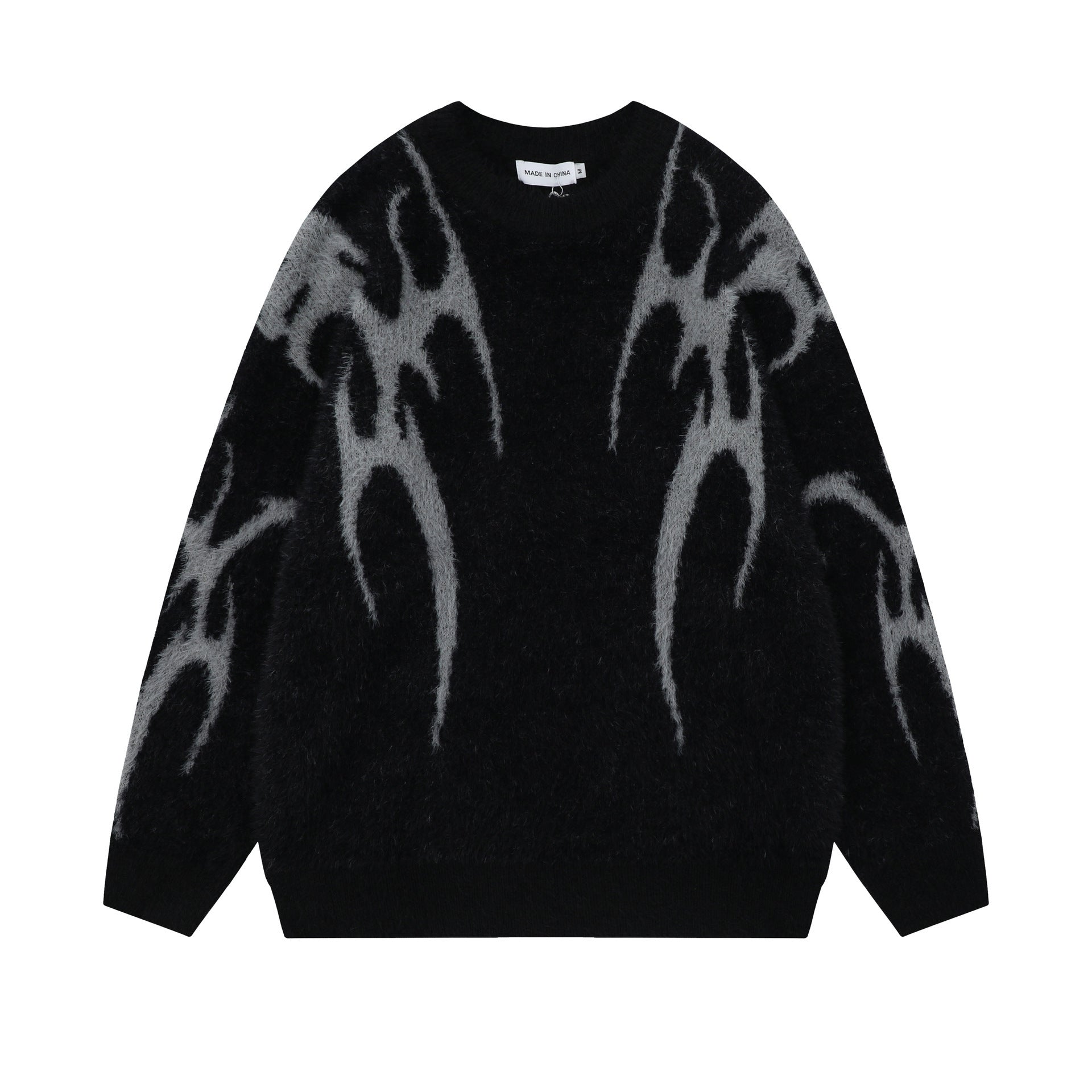 Autumn And Winter Soft Glutinous Mink-like Sweater - Black / L - sweater