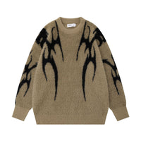 Autumn And Winter Soft Glutinous Mink-like Sweater - Khaki / L - sweater
