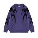 Autumn And Winter Soft Glutinous Mink-like Sweater - Purple / L - sweater