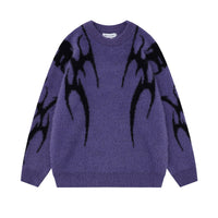 Autumn And Winter Soft Glutinous Mink-like Sweater - Purple / L - sweater