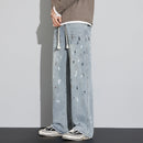 Blue Jeans Men’s Graffiti Retro Pants - Baggy