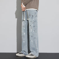 Blue Jeans Men’s Graffiti Retro Pants - Baggy