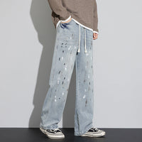 Blue Jeans Men’s Graffiti Retro Pants - Baggy
