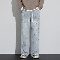 Blue Jeans Men’s Graffiti Retro Pants - Baggy