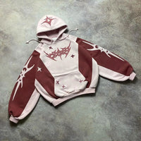 Embroidery Hoodie - Baggy