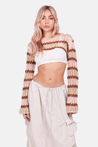 Fashion Women’s All-matching Graceful Knitwear - Stripes / L - T-Shirts