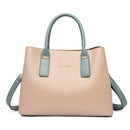 Handbag Soft Leather Large Capacity Versatile Shoulder Crossbody Mom Bag - Khaki - Taschen Frauen