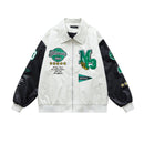 Lapel Loose Casual Couple Jacket - White MY19 / L - Baggy