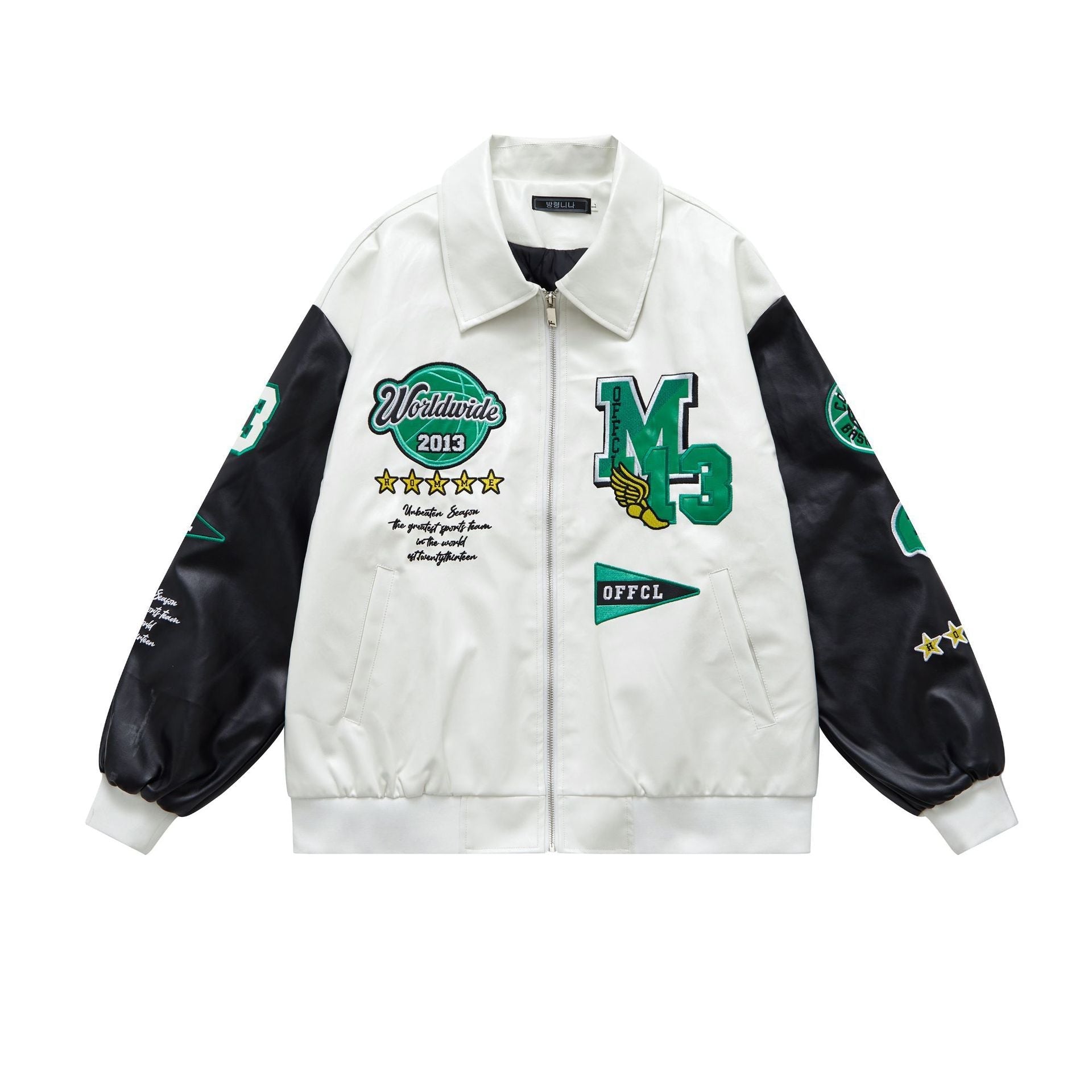 Lapel Loose Casual Couple Jacket - White MY19 / L - Baggy