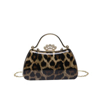 Leopard Print Fashion Retro Crossbody Bag For Women - Brown - Taschen Frauen