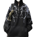 Lightning - Black / L - Hoodie