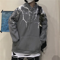 Lightning - Grey / L - Hoodie