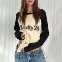 Long Sleeve Casual Sweatshirt - Baggy