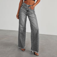 Loose Casual Straight-leg Wide Leg Mop Pants Women - Baggy
