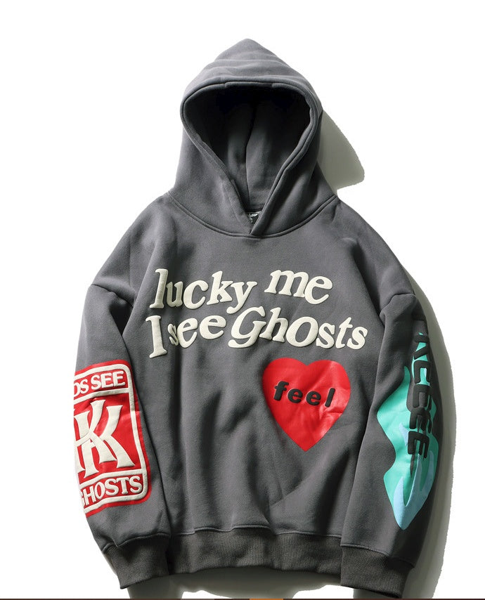 Lucky You - Grey / L - Hoodie