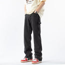 Men’s Fashion Retro Trousers - Black / L - Baggy
