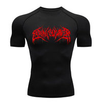 Sports Breathable Tights - Black A / L - T-Shirts