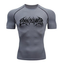 Sports Breathable Tights - Gray A / L - T-Shirts