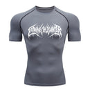 Sports Breathable Tights - Gray / L - T-Shirts