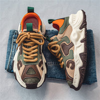 Summer Casual Sneaker Breathable Running Shoes - H0140 Khaki Green / 39 - Schuhe