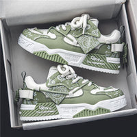 Summer Versatile Original Leisure Flat Shoes - 6678 White Green / 39 - Schuhe