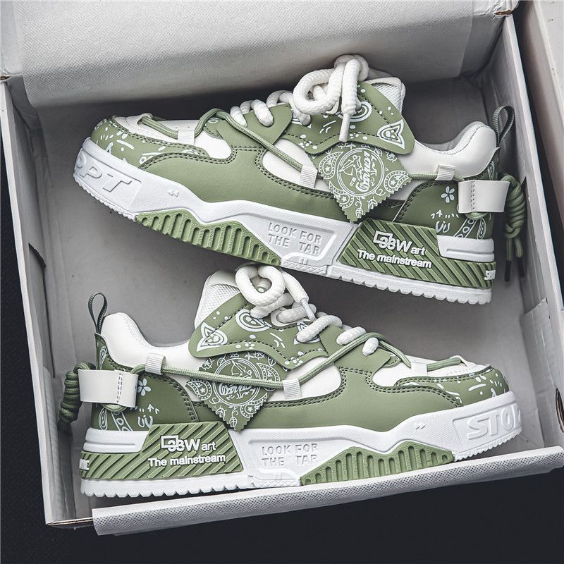 Summer Versatile Original Leisure Flat Shoes - 6678 White Green / 39 - Schuhe