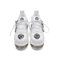 Thick-soled Gold-heavy Muffin Leather Shoes - Schuhe