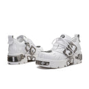 Thick-soled Gold-heavy Muffin Leather Shoes - Schuhe