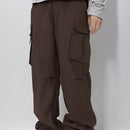 Three-dimensional Pocket Overalls Functional Lace-up Loose Casual Pants - Baggy