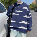 Vintage Blue Sky Sweater - sweater