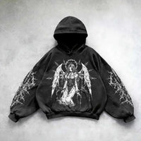 Vintage Skull Hoodie - Hoodie
