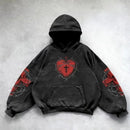 Vintage Skull Hoodie - Style 10 / L - Hoodie