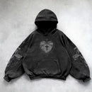 Vintage Skull Hoodie - Style 12 / L - Hoodie