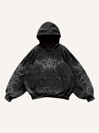 Vintage Skull Hoodie - Style 9 Polyester Fabric / L - Hoodie