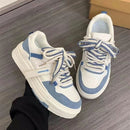 Women´s Thick-soled All-match Fashion White Shoes Casual - Sky Blue / 35 - Schuhe