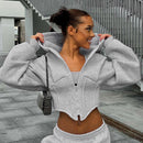 Women’s Clothing Long-sleeve Zipper - Baggy