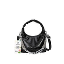 Women’s Fashion Pleated Handbag Crossbody - Black - Taschen Frauen