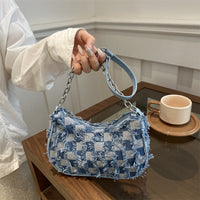 Women’s Versatile Lattice Casual Shoulder Bag - Taschen Frauen
