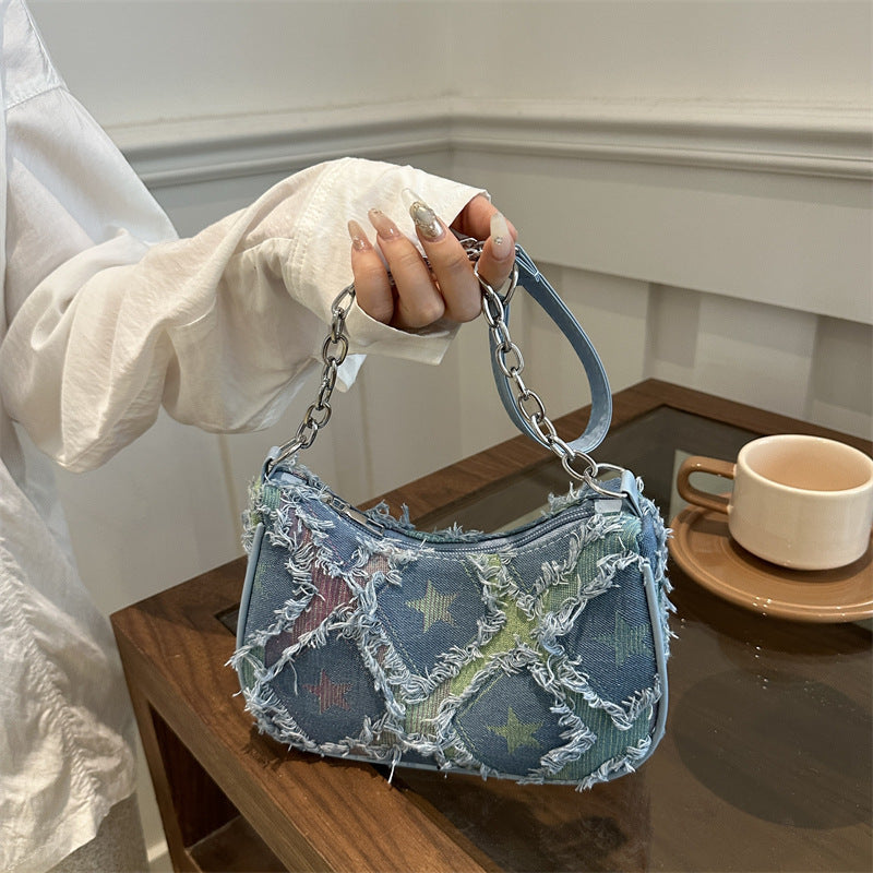 Women’s Versatile Lattice Casual Shoulder Bag - Taschen Frauen