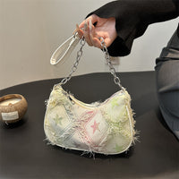 Women’s Versatile Lattice Casual Shoulder Bag - Taschen Frauen